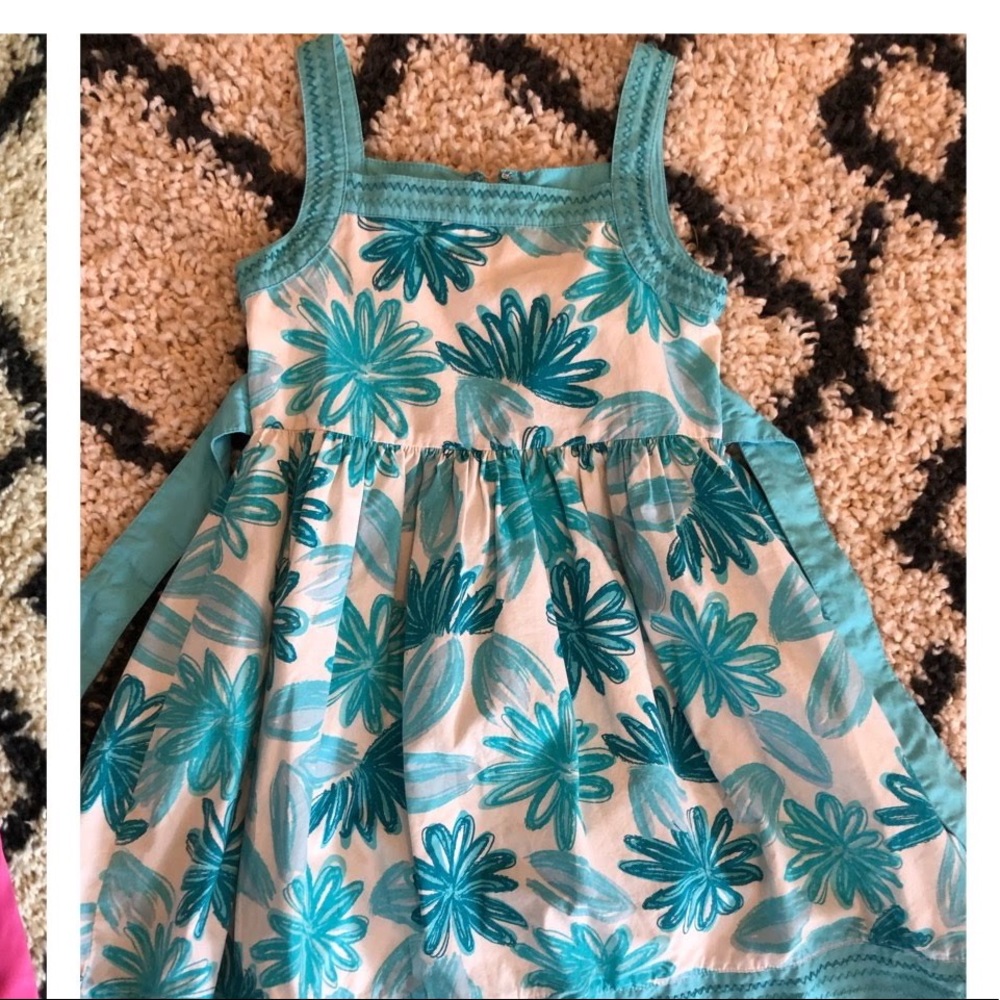 Blue Flower  Dress